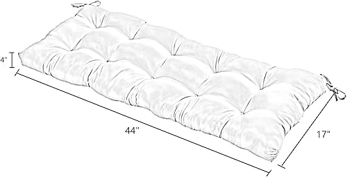 Miniatura 4 de South Pine Porch Cojín para columpiobanco de 44 x 17 pulgadas, 1 unidad (paquete de 1), color kiwi