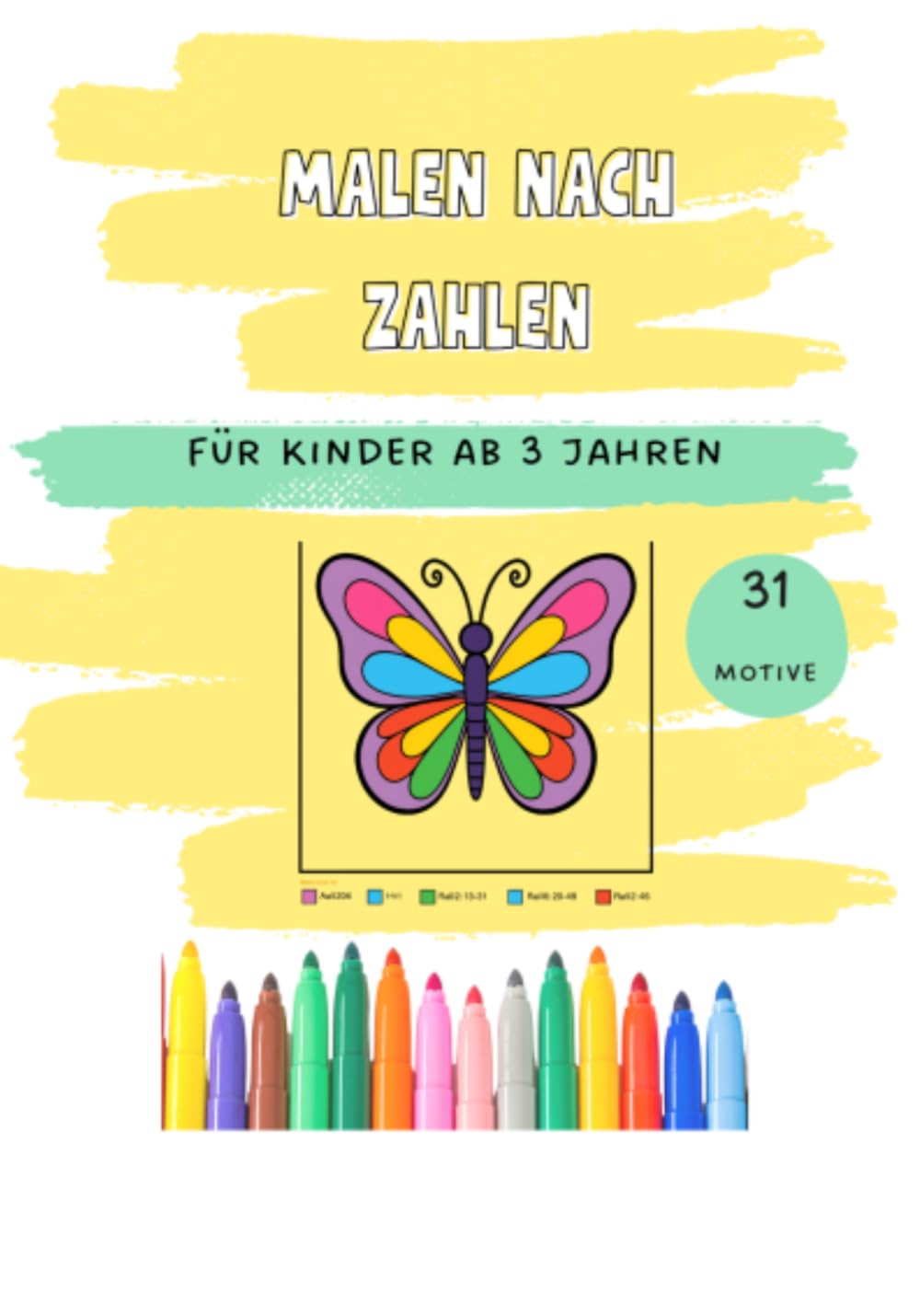 Malen nach Zahlen: Für Kinder