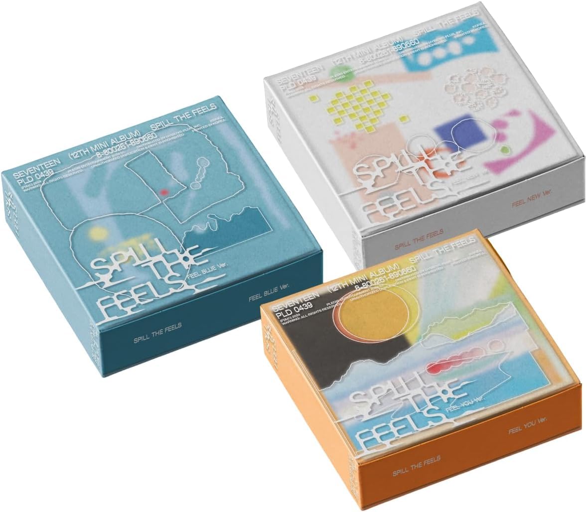 SEVENTEEN SPILL THE FEELS 未開封 アルバム 各7枚 ③ Careflection SEVENTEEN - 12th Mini Album SPILL THE FEELS Album