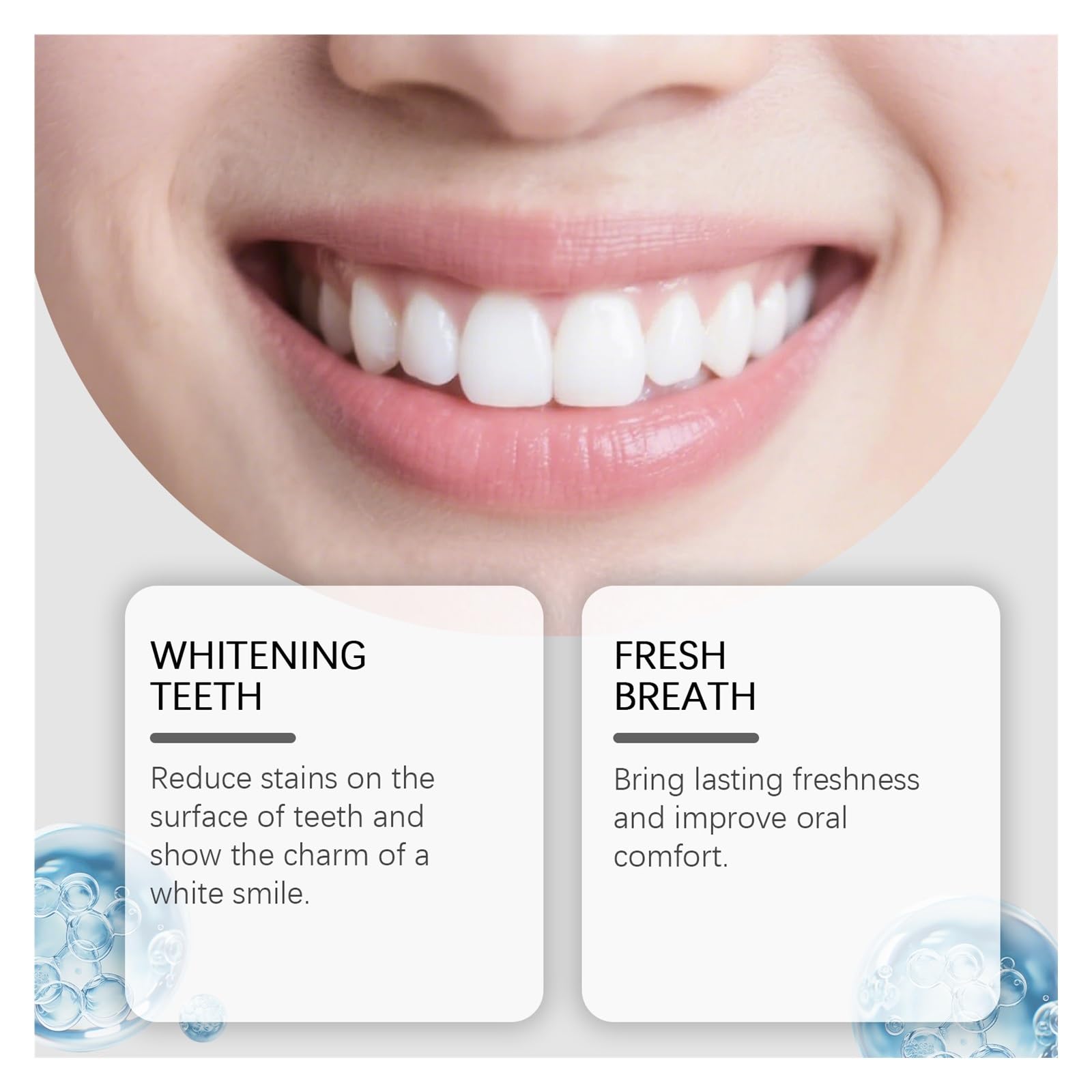 50 g de pasta dientes for una limpieza suave | Protege la superficie de los dientes, mejora la resistencia de los dientes y refresca el aliento.(3pcs)