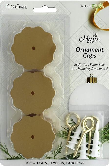 Plastic ornament caps Clearance