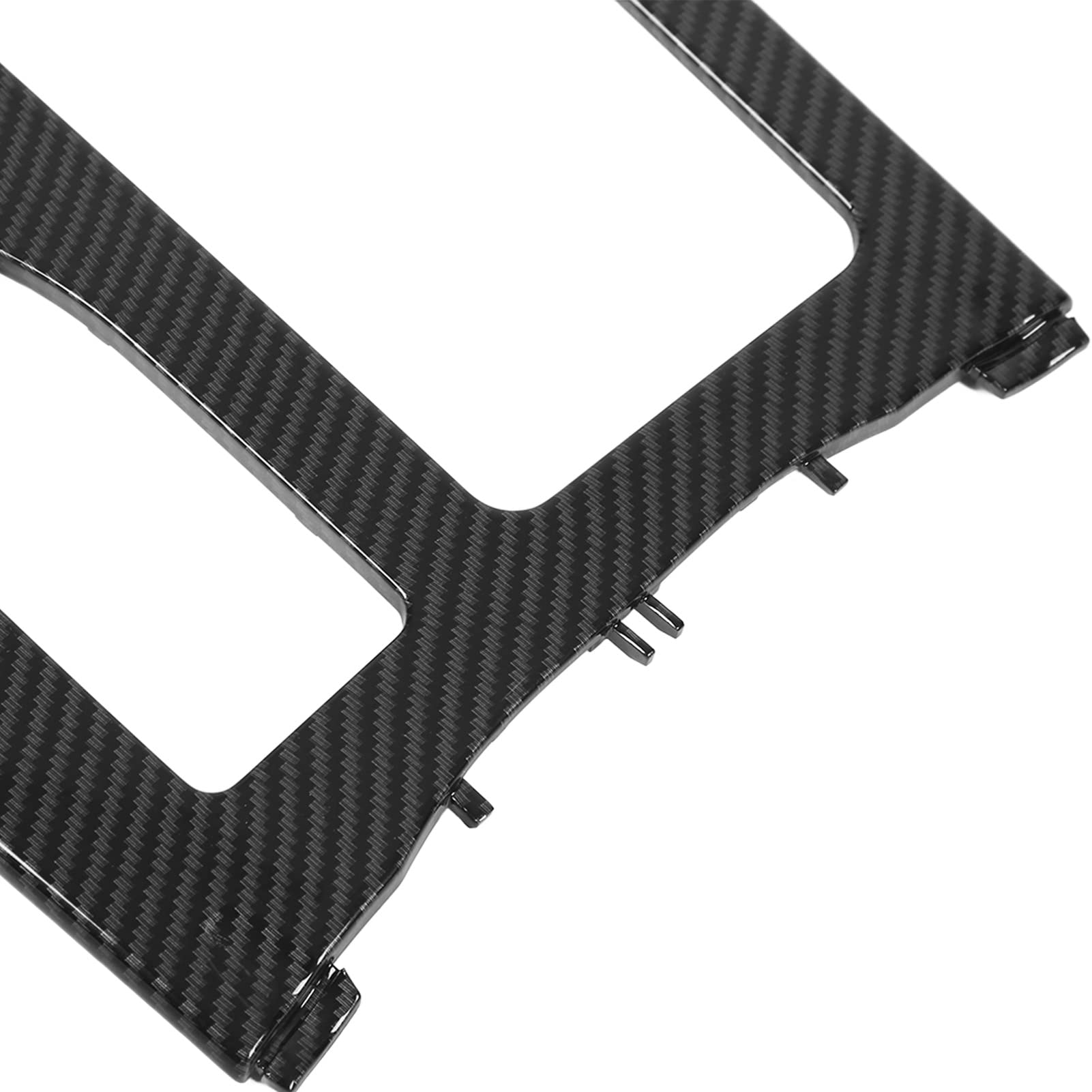 Adhesivos para Portavasos de Consola, Ajuste Perfecto, Fibra de Carbono, Superficie Brillante, Protección contra Arañazos, Consola Central, Portavasos para Coche