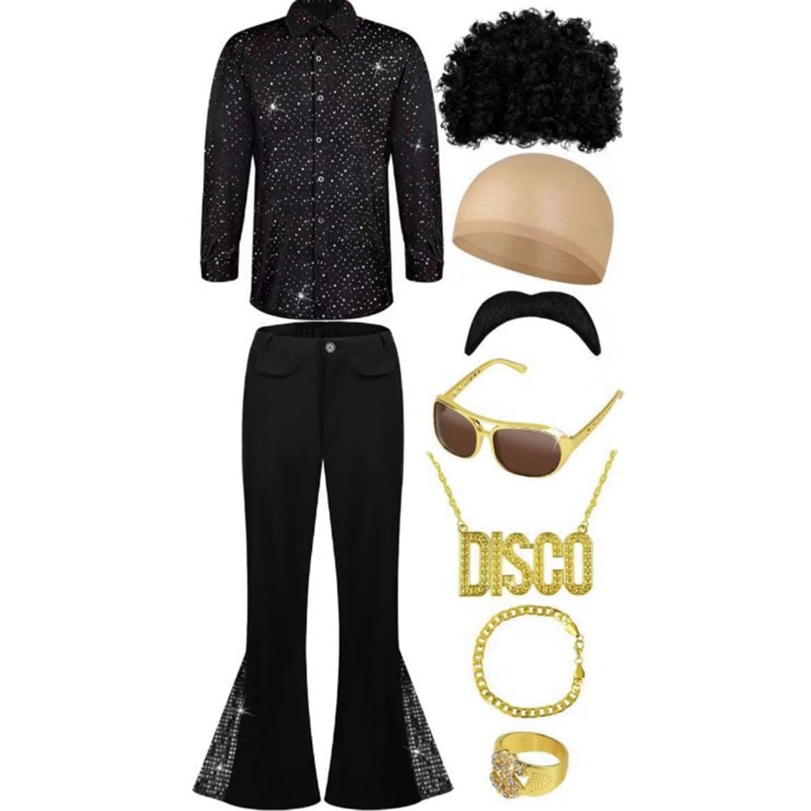 Disco Costume Mens 70s Fancy Dress Mens 70s Costume Hippie Costume Men 1970s Fancy Dress Mens Disco Costume 80s Disco Fancy Dress