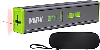 Laser Level with 90°/180° Bubbles and Magnetic