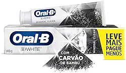 Creme Dental Oral-B Mineral Clean Com Carvão 140g