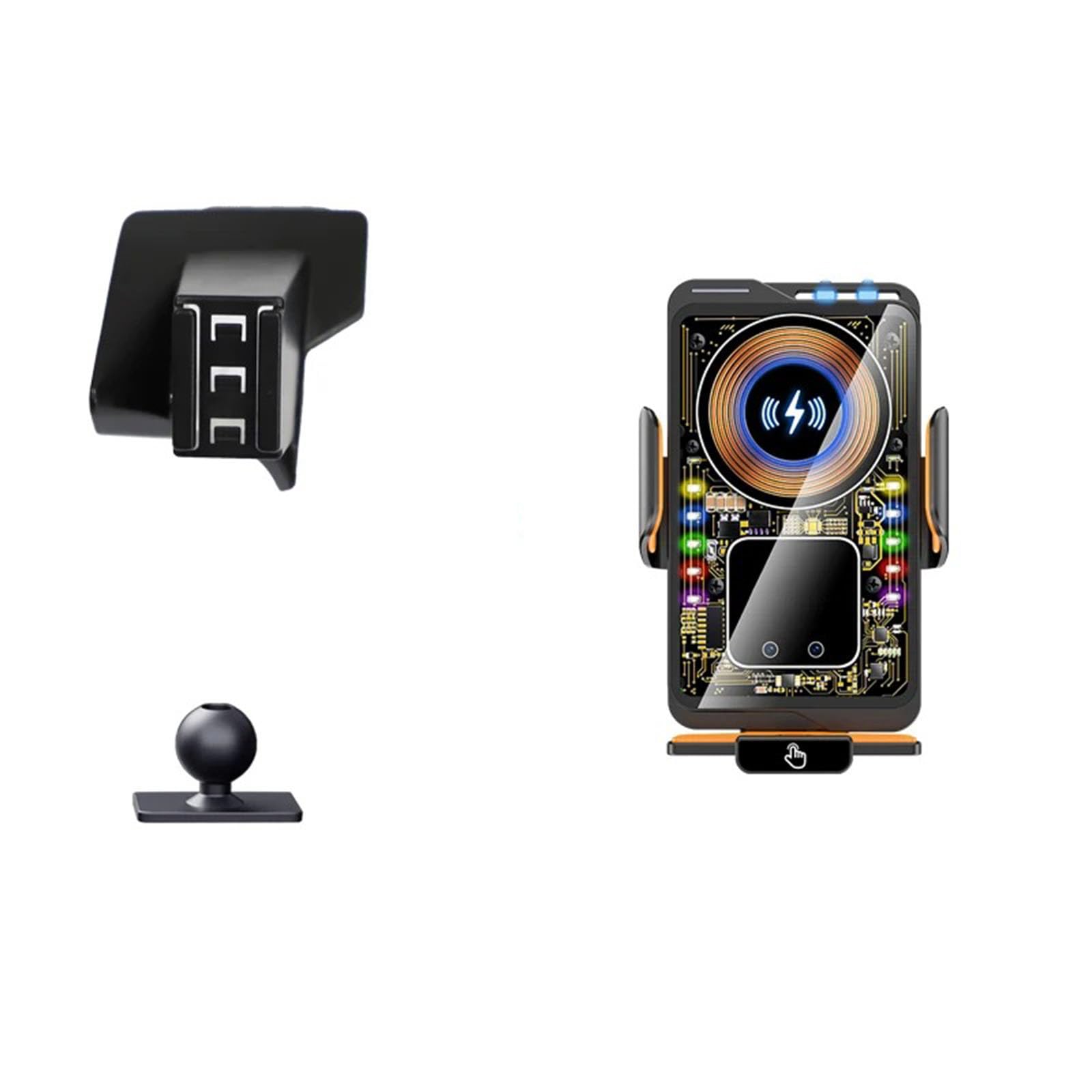 MOGFLMAN Car Phone Holder for Toyota RAV4 2020-2023, LHD Car Phone Holder