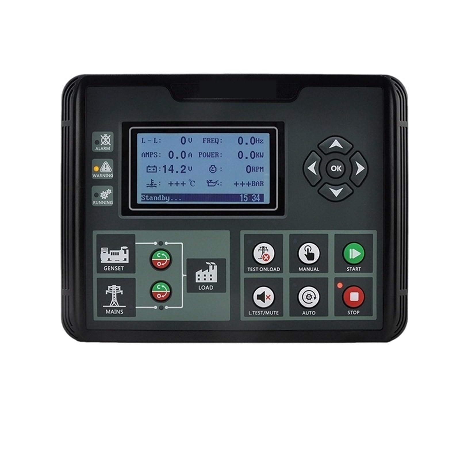 Jdilfunu Dc52dr Mk3 Dc50d Dc52d Dc50dr Generator Set Controller Genset Control Panel 1Pcs(Dc52dr Mk3)