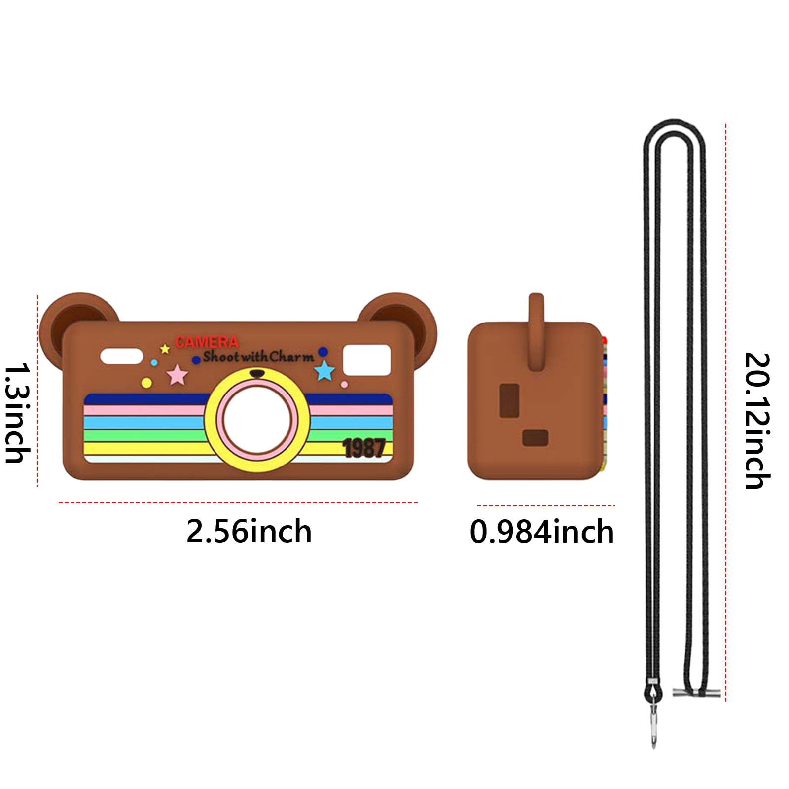 Camera Silikonhülle for CHARMERA Keychain Digitalkamera