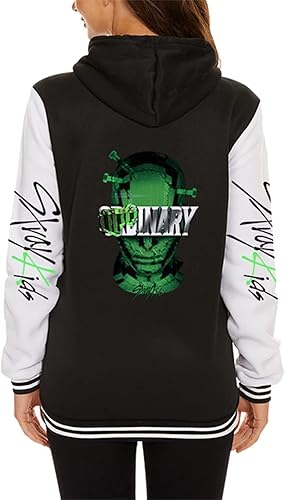 Miniatura 3 de ACEFAST INC Stray Kids Varsity Chaqueta con capucha Bangchan Felix Hyunjin Jeongin Pullover Sudadera para niños callejeros merch