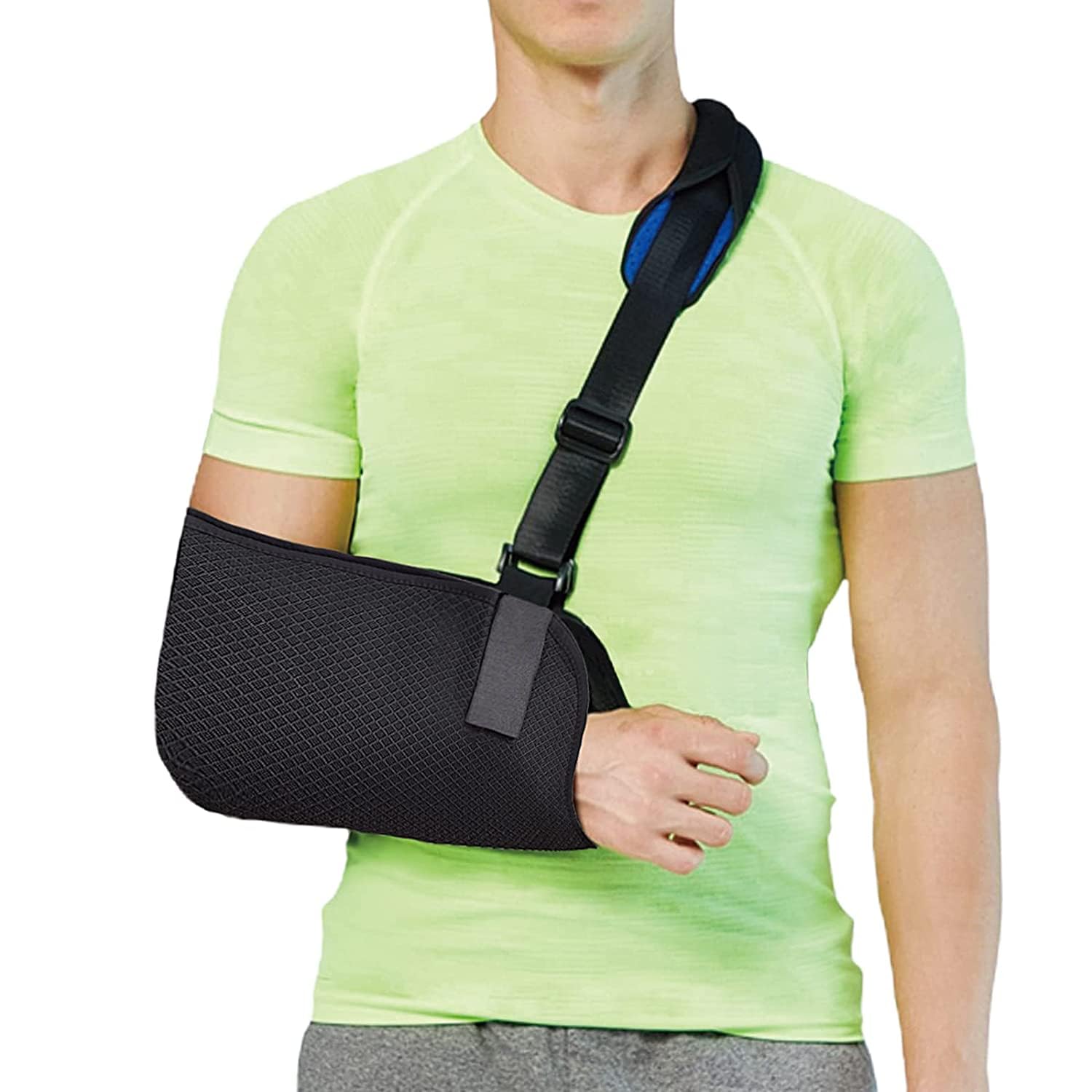 Arm Sling, Arm Support for Adults, Breathable Shoulder Immobilizer Elbow Arm Support for Broken Arm, Wrist, Elbow, Shoulder Injury, Available for Women and Men