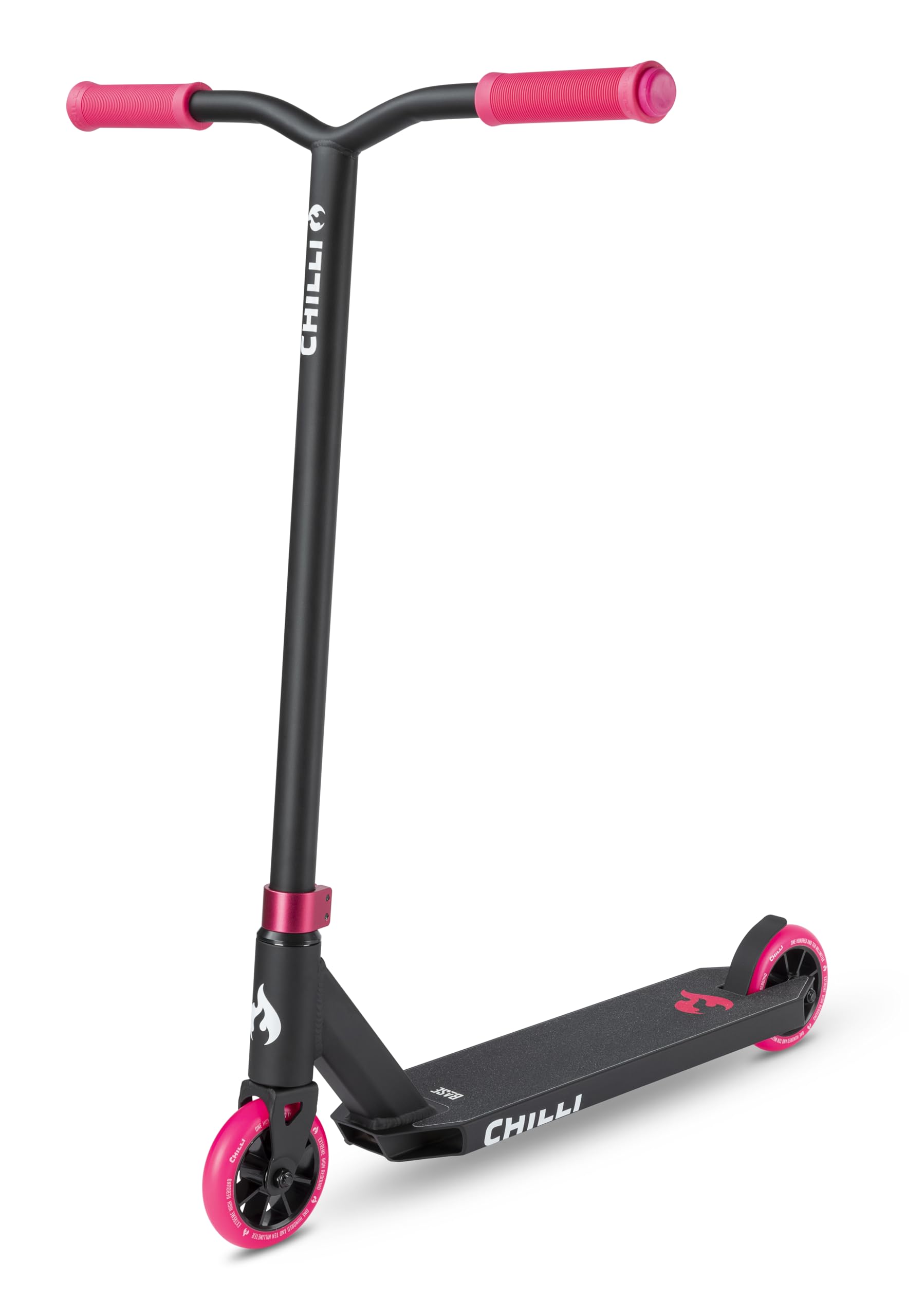 Chilli Base - Quality Freestyle Extreme Intermediate and Beginner Stunt Scooter for Ages 6+, 110 mm Wheels, HIC Compression System