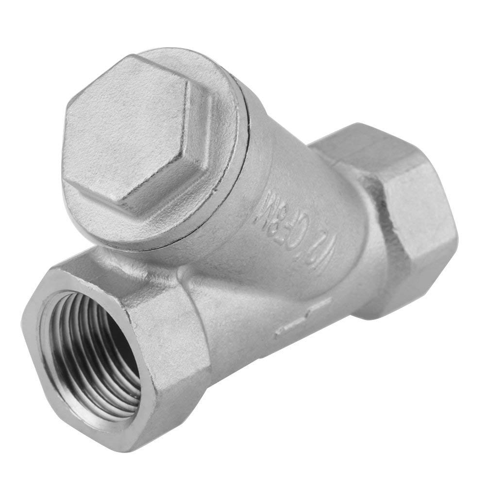 Filtro De Agua Y Gas Acero Inoxidable 1/2 Pulgada Rosca PT DN15