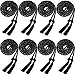 Trounistro 8 Pieces Graduation Cords Yarn Honor Cords with Tassel for College Graduation Students (Gold)