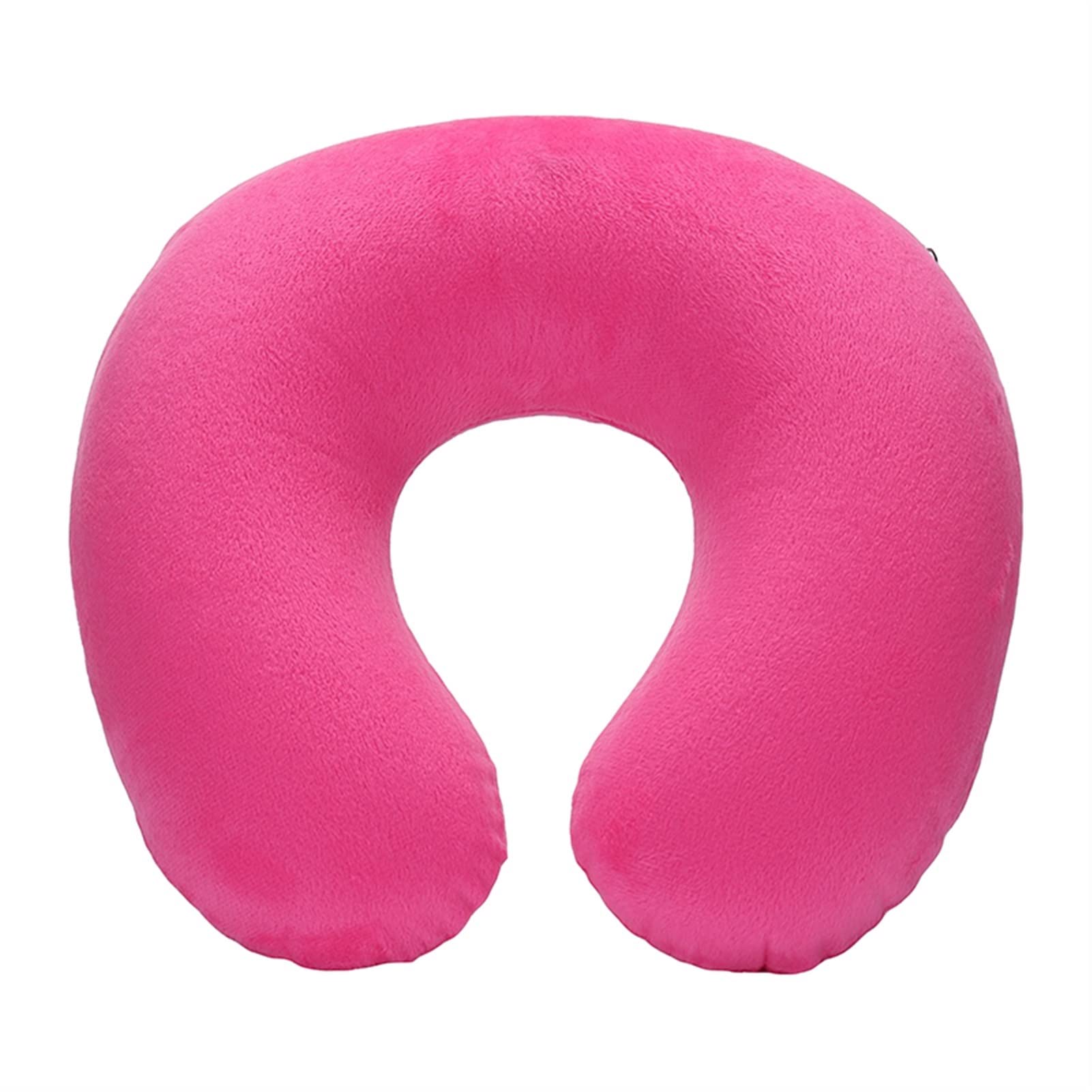 Cuscino a U Cuscino Gonfiabile per Collo Cuscino da Viaggio Cuscino per Collo Alleviare la Fatica Tessili per la Casa Comodo Cuscino per Poggiatesta Portatile Morbido (Colore : Giallo e Blu) (Rosso)
