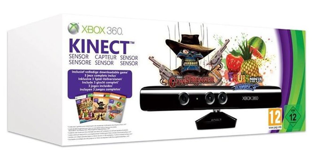 Amazon.com: Kinect Sensor Value bundle - Kinect Adventures, Kinect ...