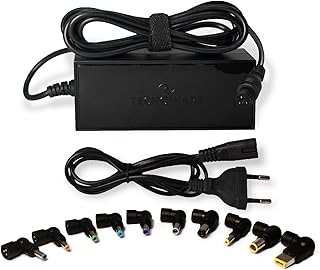 Tecnoware Power Systems – Universal 95W Laptop Charger | 10 Connectors for Acer, ASUS, Sony, Toshiba, HP, Dell, Lenovo, L…