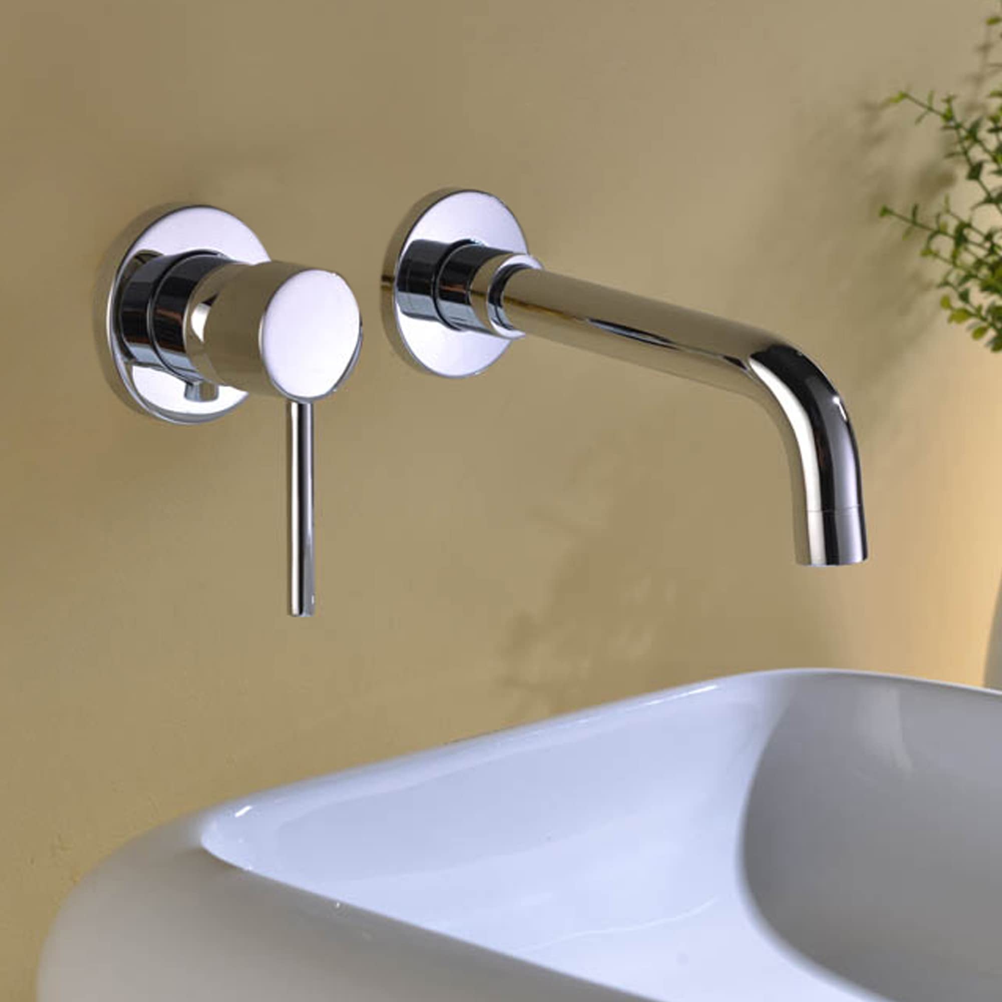 Bateria łazienkowa ścienna S1394CI-LH + wylewka wannowa ścienna S2149CI-SL