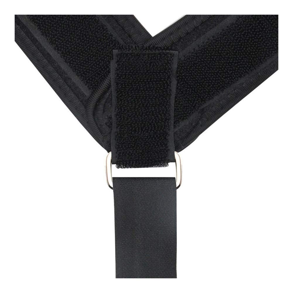 UVELL Haltungskorrektor, 1 Stück orthopädischer Schlüsselbein-Haltungskorrektor für den Rücken, Stützgürtel, Schulterbandage, Korsett (Farbe: Schwarz, Größe: Einheitsgröße)