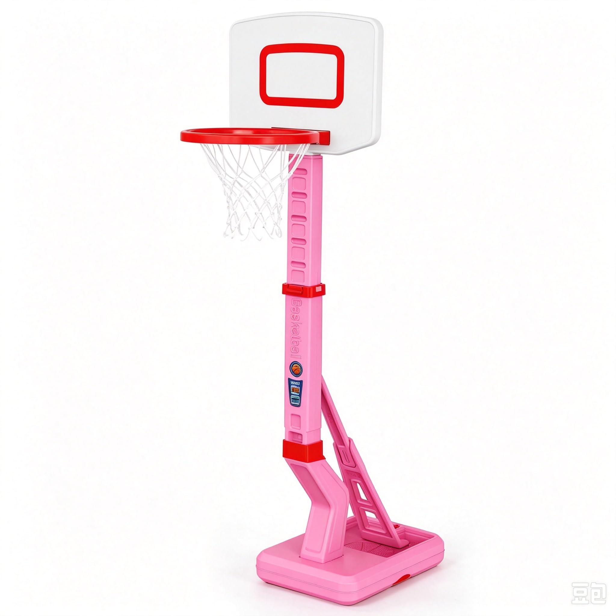 Canasta Baloncesto Infantil, Altura Ajustable 70-138 cm,Mini Canasta de Baloncesto para Interior y Exterior,Regalos Cumpleaños para niños de 3 a 8 años
