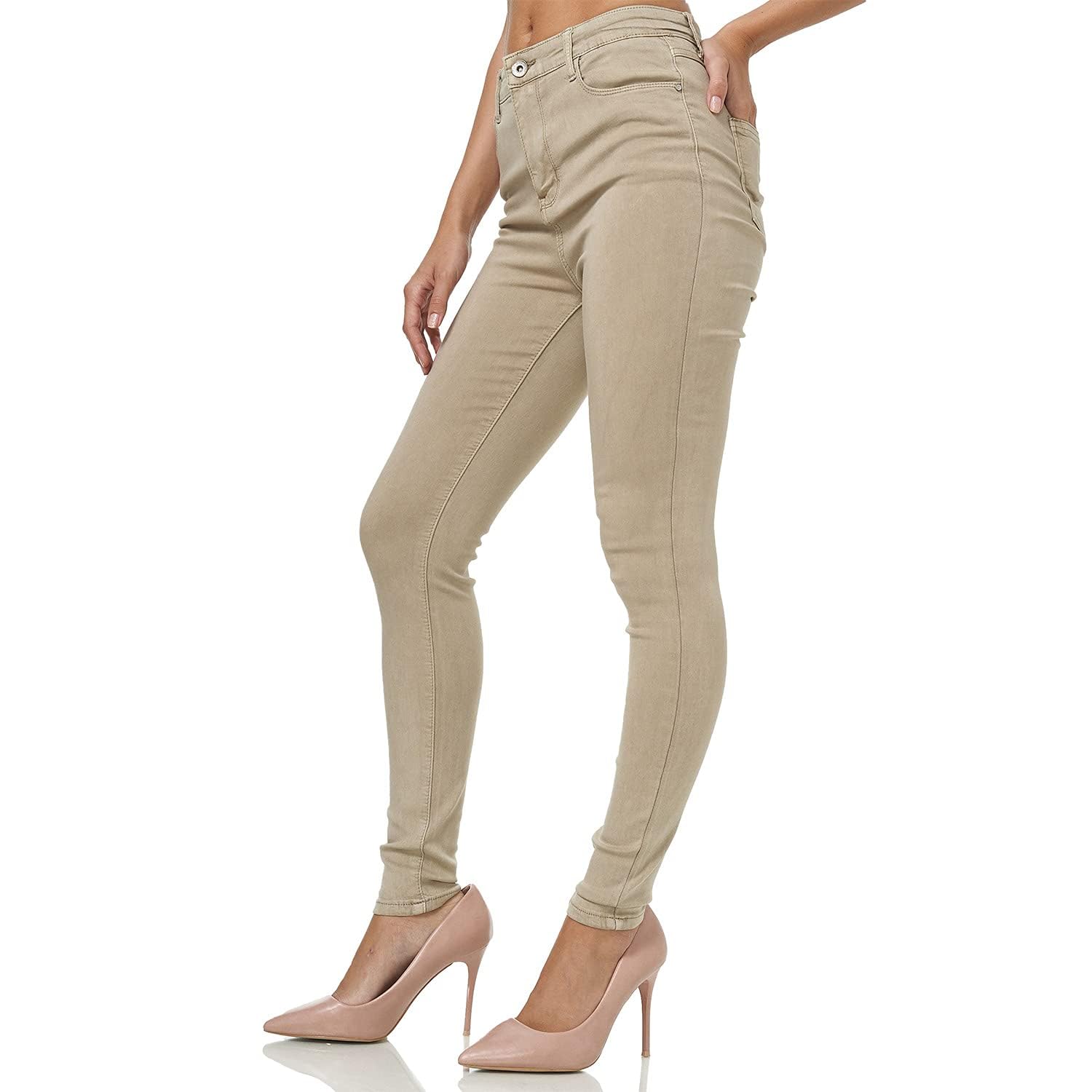 GLAMEXX24 Jeans Donna Vita Alta Skinny Femminile Elasticizzati Slim Fit, Jeans per Primavera, Estate, Autunno, Inverno