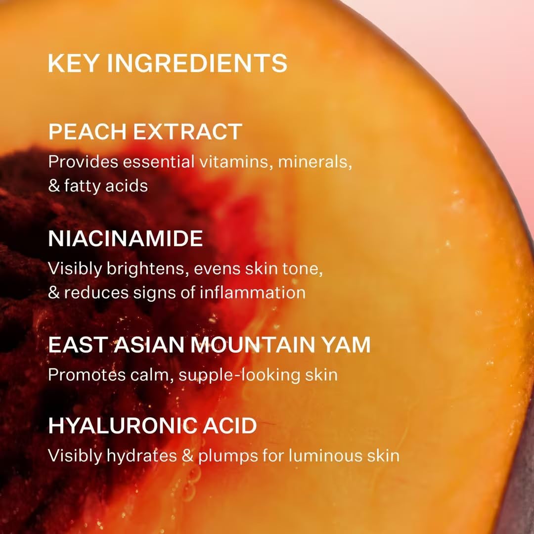 Peach & Lily - Glass Skin Refining Serum for Face (1.35 ounces) - Hyaluronic Acid Niacinamide Serum - Sensitive Skin - Vitamin B3, Peach & Yam, Peptides - Self Care, Vegan, Cruelty Free, Korean Beauty - Image 5