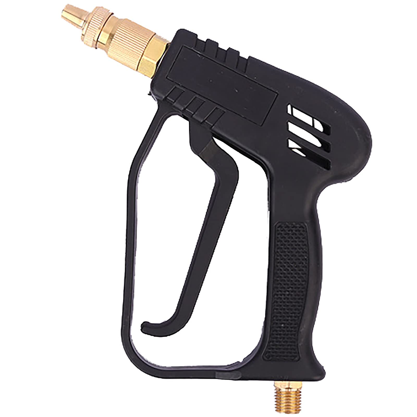 Pistola a Spruzzo per Irrigazione Maniglia in ottone Plastica Autolavaggio Acqua Pistola da giardino Giardino per la pulizia per La Pulizia Dell'irrigazione