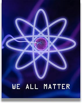 Govivo Funny Science Classroom Decor - 8x10 Unframed Print - Motivational Wall Art for Middle School High School - Office decor - Teacher Gifts