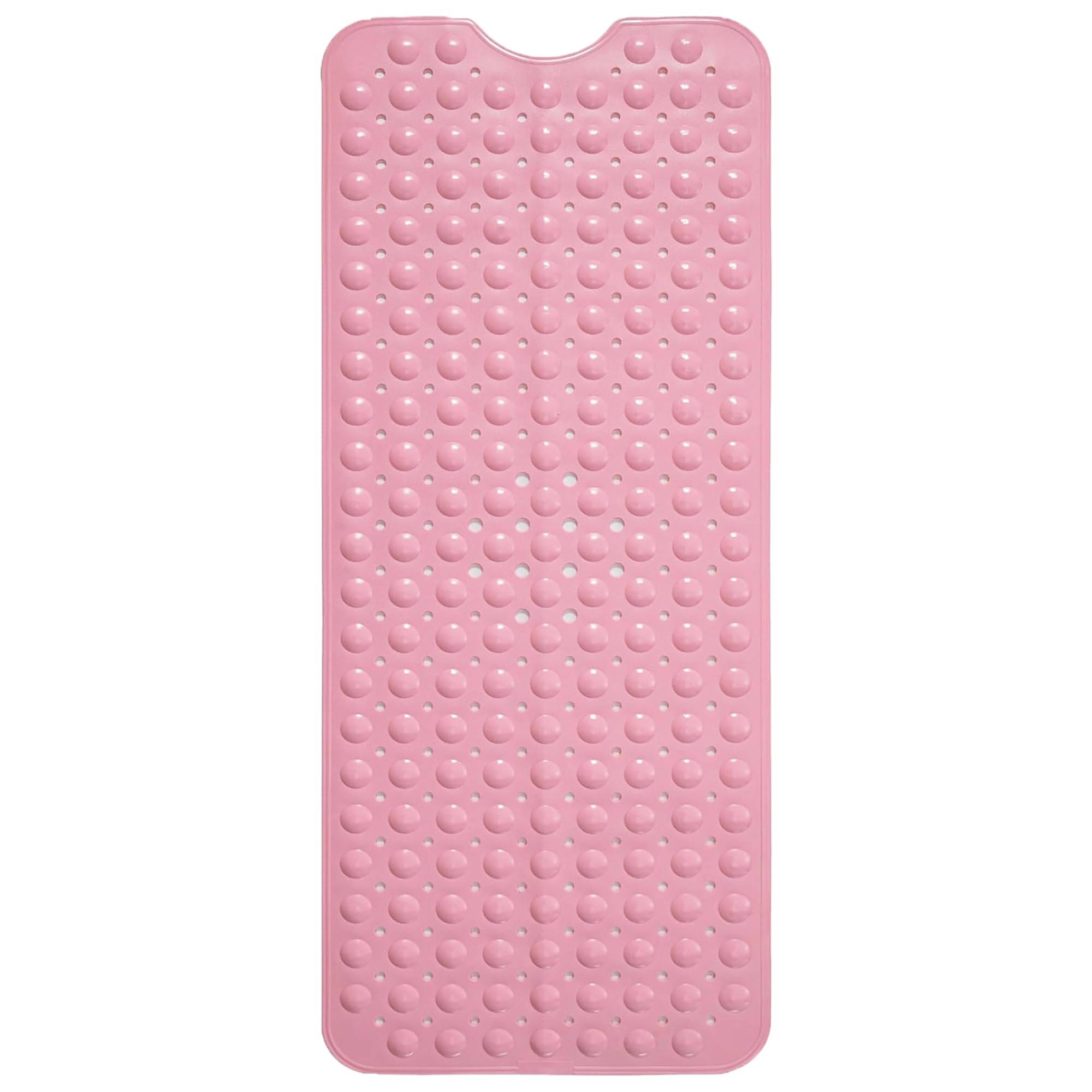 Premium Non-Slip Bath Mat - 200 Suction Cups, BPA, Latex Free, Mildew Resistant, Machine Washable - Safe, Durable & Comfortable for Bathroom Tubs (100 x 40cm Bubble style-Pink)
