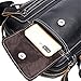 Men's Small Shoulder Bag, Genuine Leather Bag, Retro lightweight Cross Body Everyday Satchel Bag for Business Casual Sport Hiking Travel