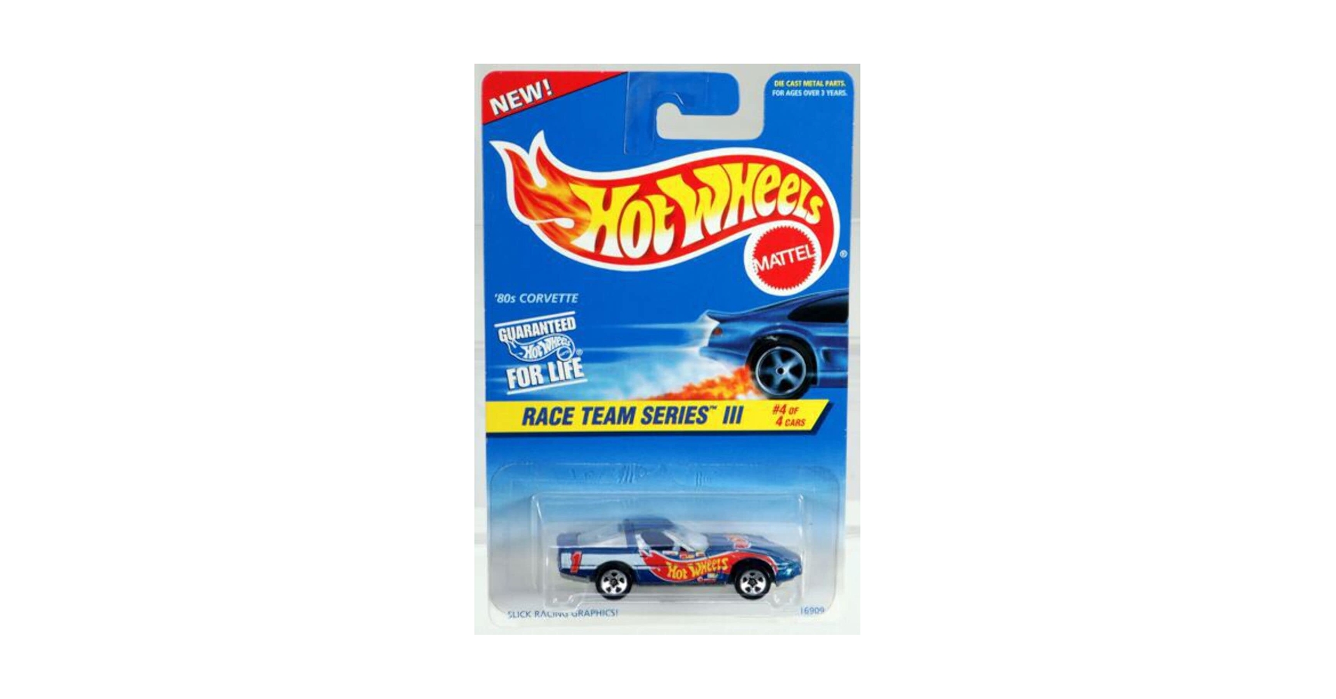 Hot Wheels Race Team Series III 3台セット Hot Wheels Race Team Series III 3/4 (1996) Blue 3-Window '34