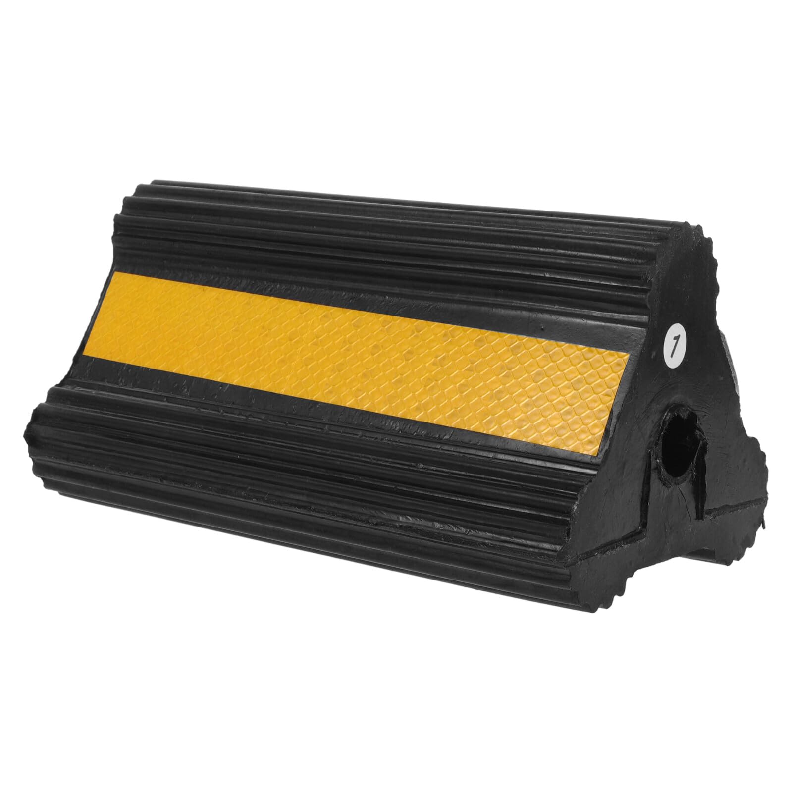 HEMOTON Calzos de Goma Resistentes Antideslizantes para Ruedas Bloque de Seguridad Reflectante con Cuerda para Camiones Remolques y Vehículos Pesados Tope de Rueda Portátil para Evitar