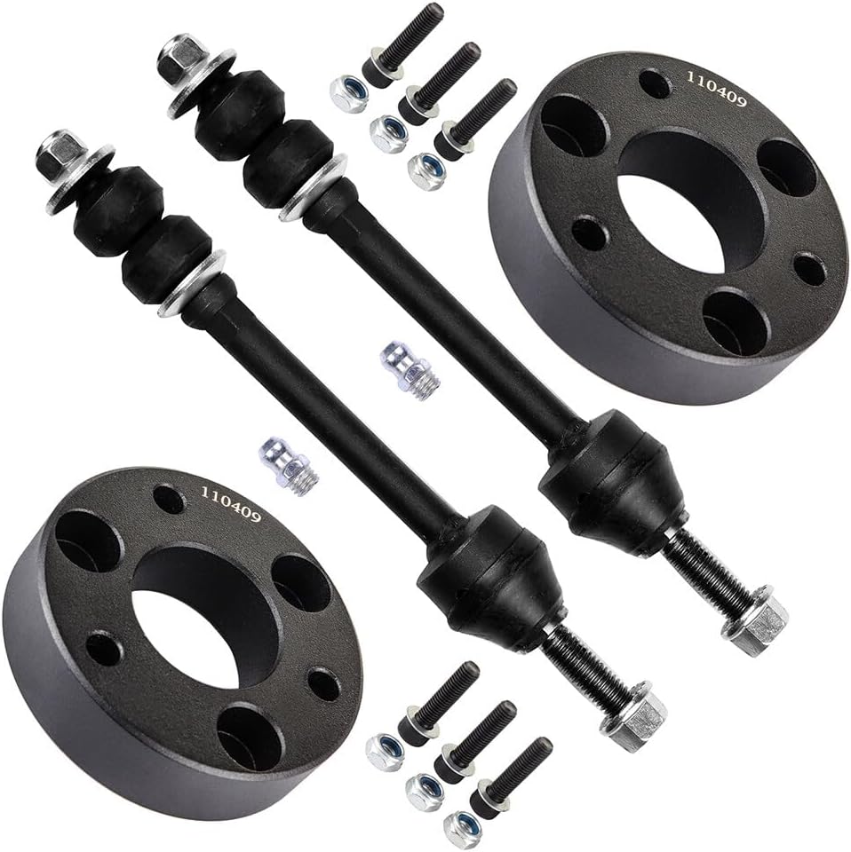 SCITOO 4-PC SET Suspension Kit for 2006-2010 For Dodge Ram 1500 2011-2014 For Ram 1500-2 inch Leveling Lift Front Sway Bar End Link