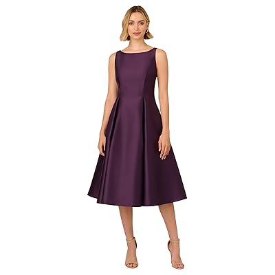 Adrianna Papell Sleeveless Tea Length Dress Women