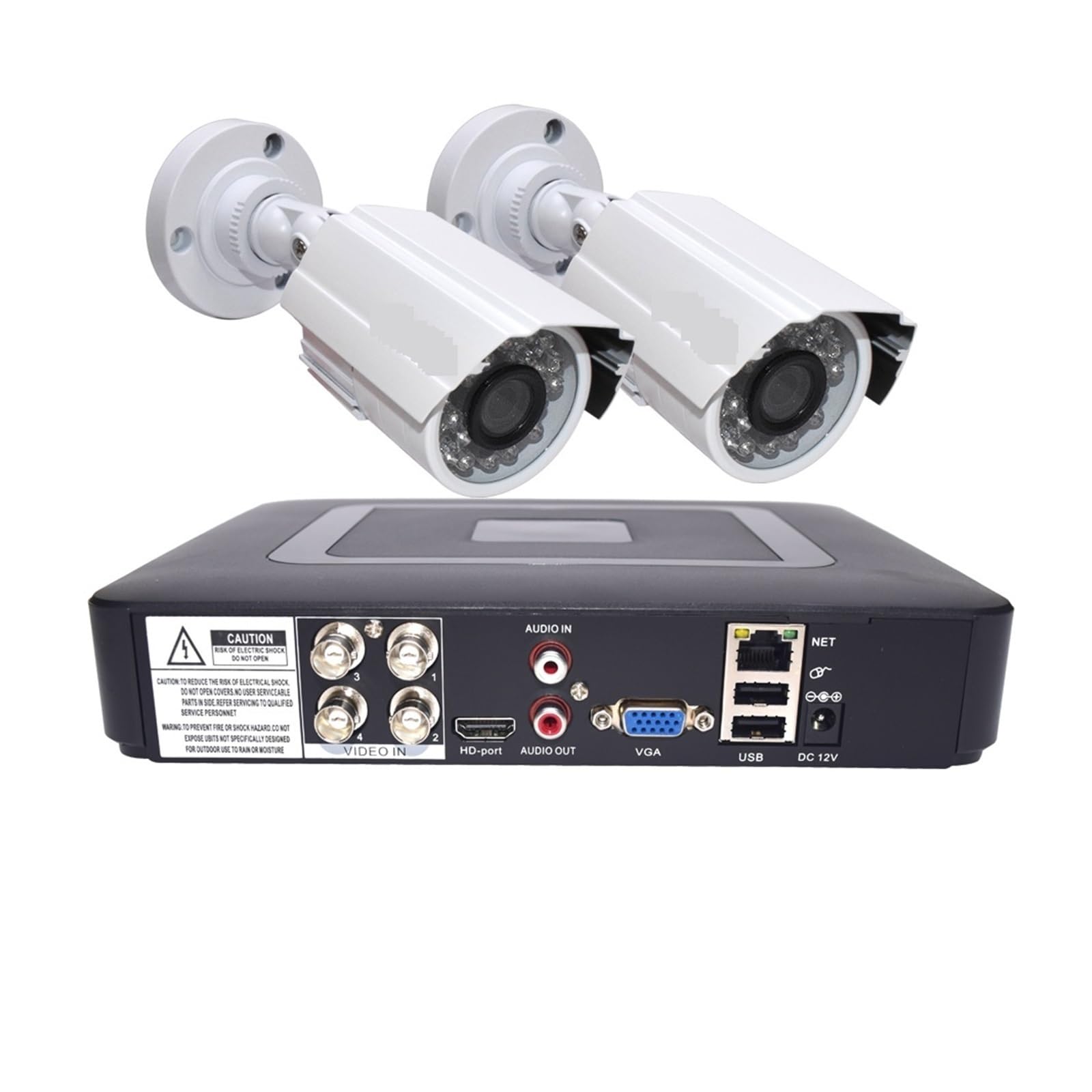 Amazon.co.jp: 防犯カメラ 4 チャンネル DVR CCTV セキュリティカメラ 