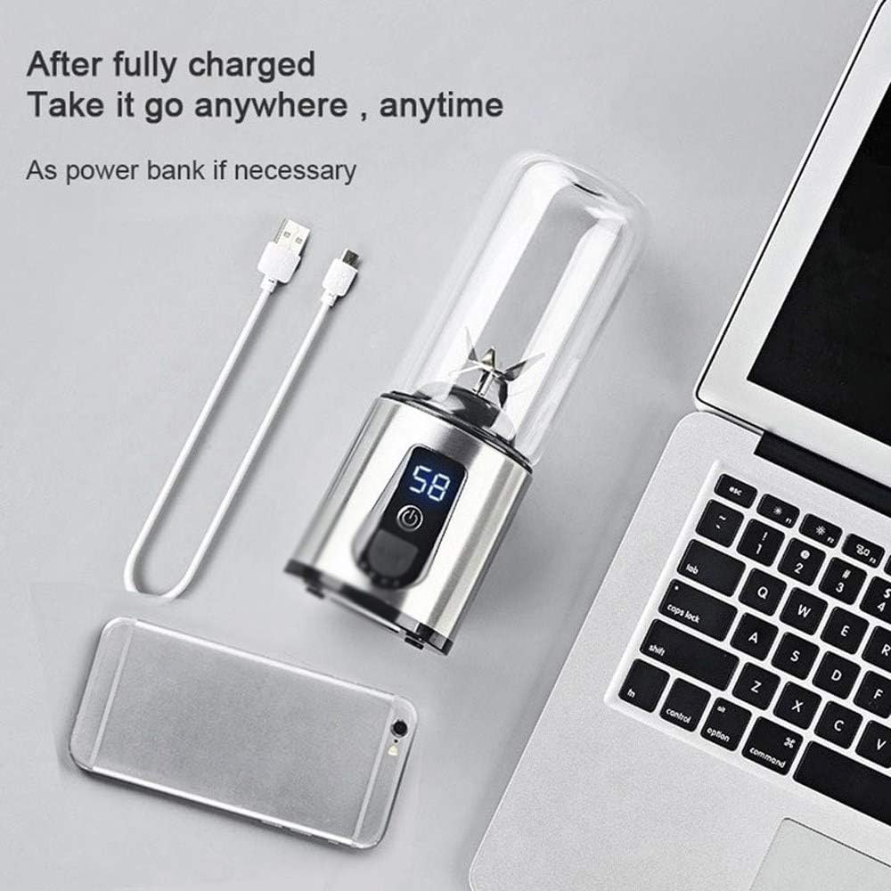 Przenośna elektryczna sokowirówka Blender do koktajli USB Akumulatorowe mini miksery do owoców Sokowirówki Ekstraktory do owoców Jedzenie Koktajle mleczne