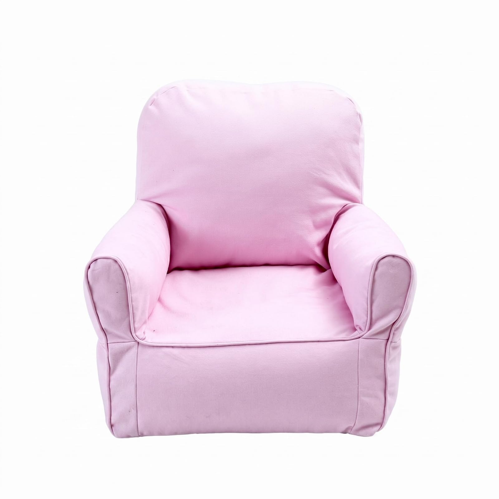 LOVIVER Poltrona per Bambini Sedia Divanetto Poltroncina Seduta con Rivestimento in Tela E Imbottitura in Spugna Rimovibile E Lavabile Adatta per Cameretta Lettura, Rosa, Tinta Unita