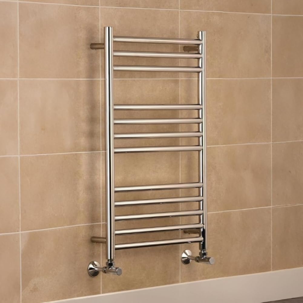 Manissa Boston Heated Towel Rail Stainless Steel 400mm W x 800mm H