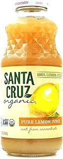 Santa Cruz Organic 100% Pure Lemon Juice, 32 fl oz (Pack of 3)