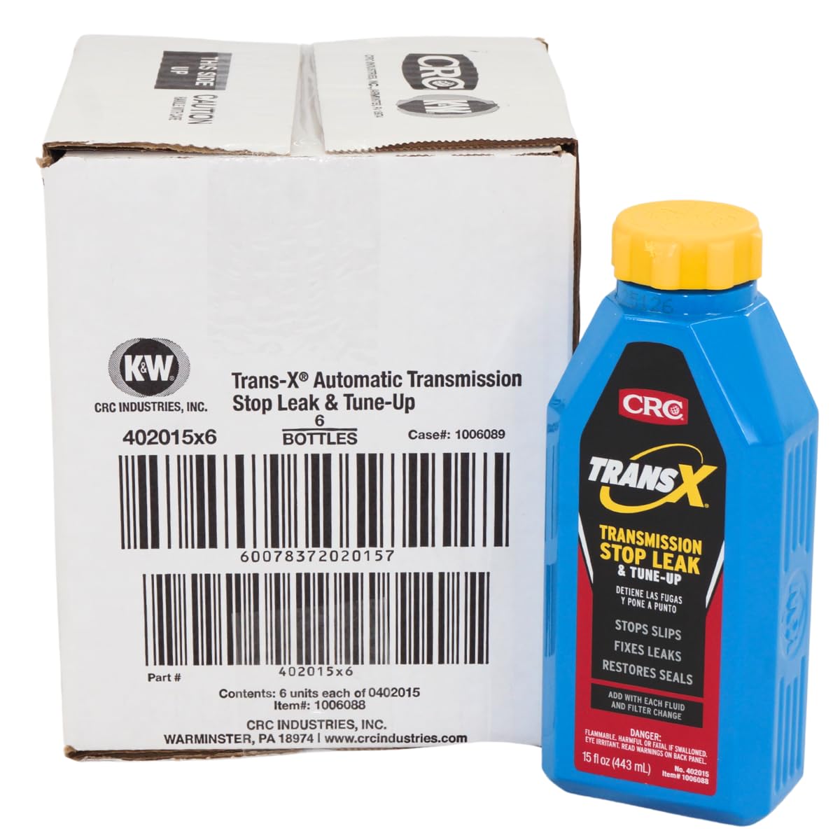 Amazon.com: CRC 402015 K&W Trans-X Auto Transmission Stop Leak and