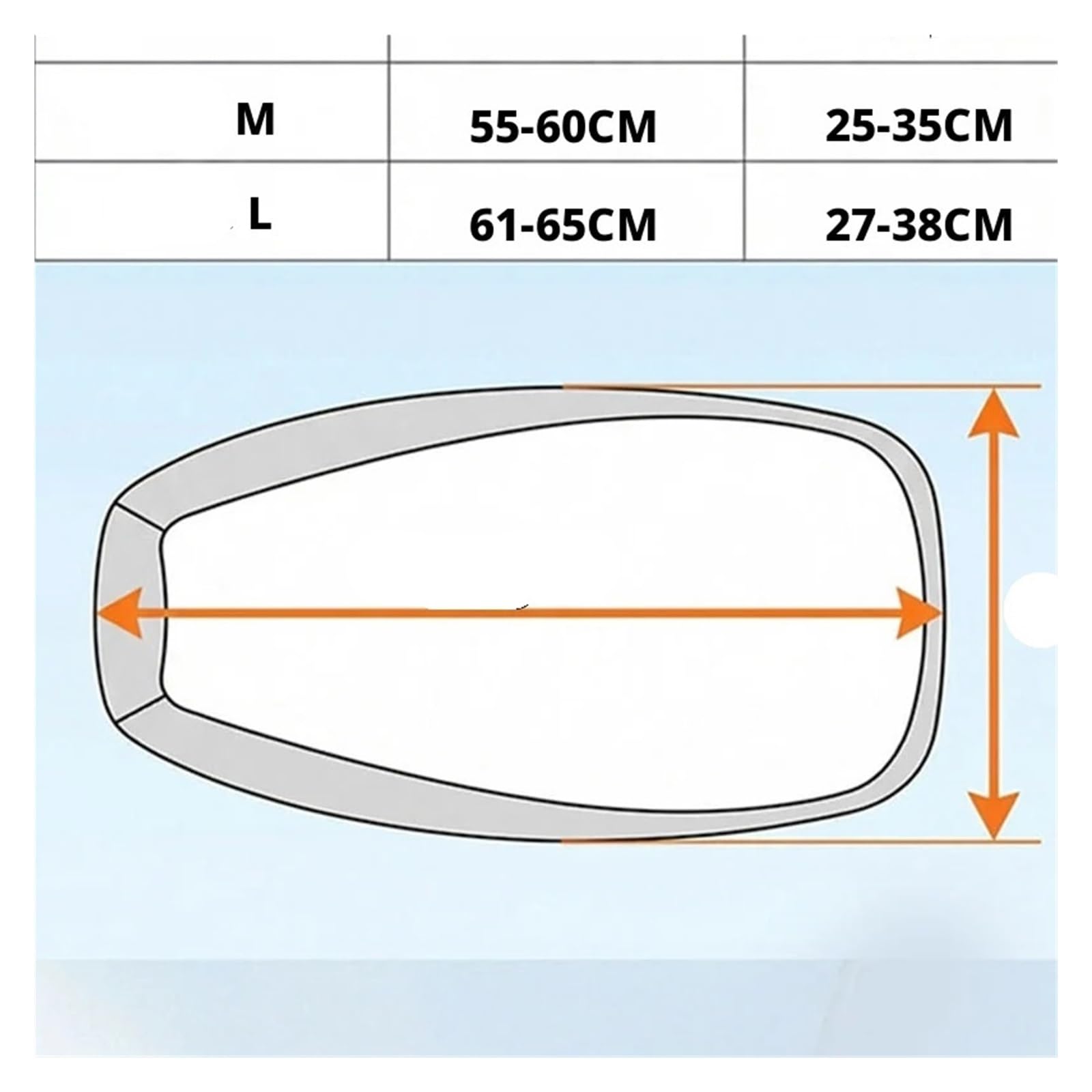 Coprisedili per moto Per Moto per coprisedili Proteggi in similpelle impermeabile per fodera per cuscino per moto elettrica per scooter(Silver M)