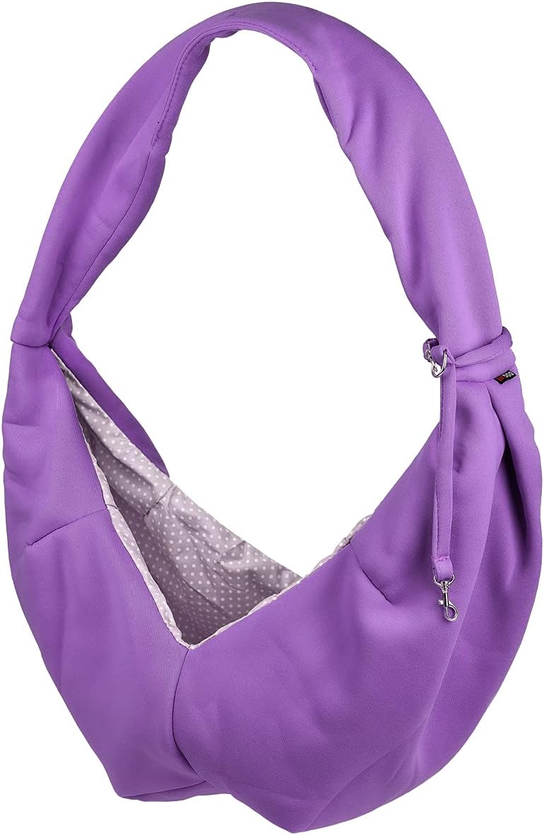 Dogline Pet Carrier – Heavy Duty Dog Carrier with Comfortable Wide Strap – Machine Washable Sling Bag for Dogs and Cats Up to 12Lbs – Modern Colors and Design – Lightweight and Travel Friendly