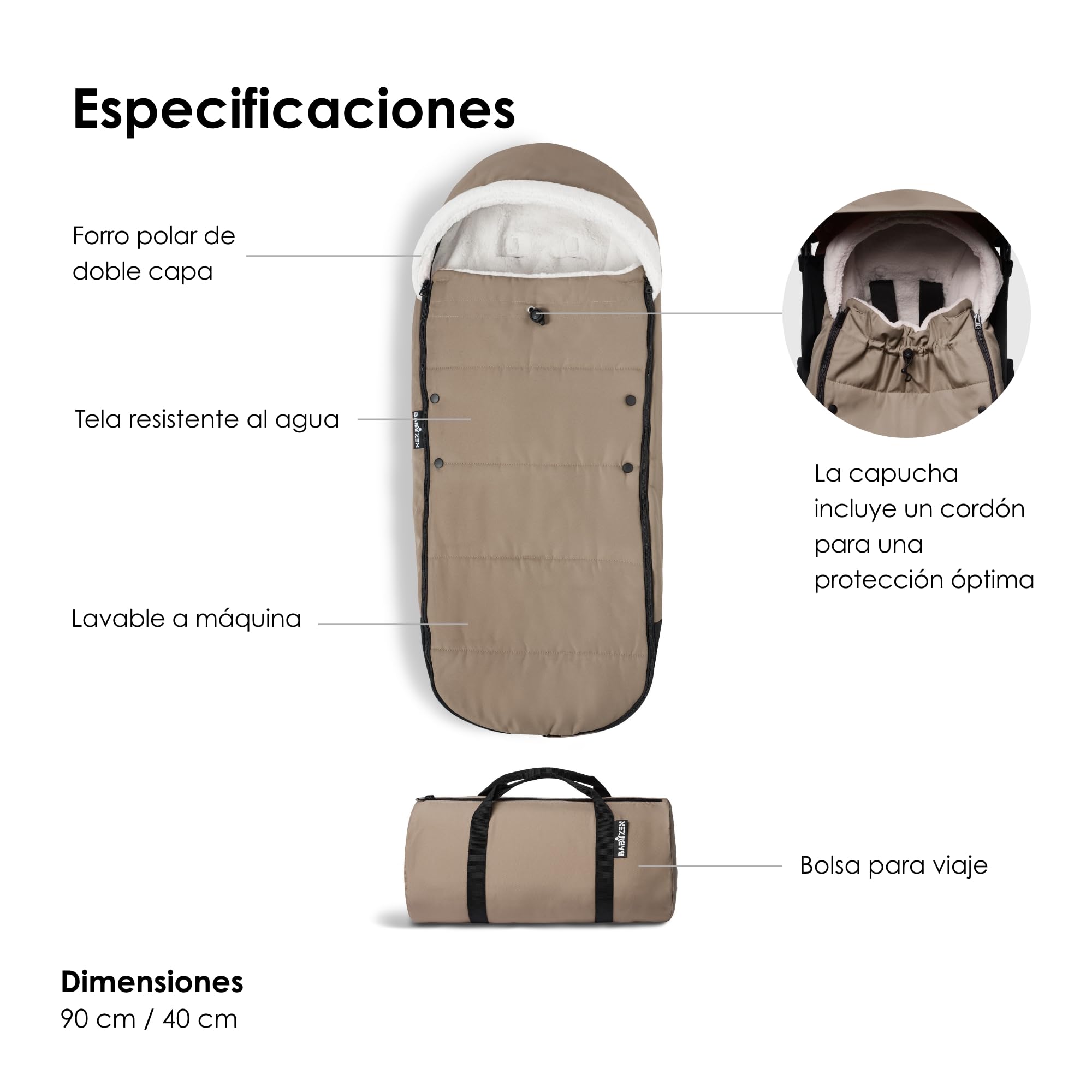 Babyzen BZ10501-06 - Saco de carrito
