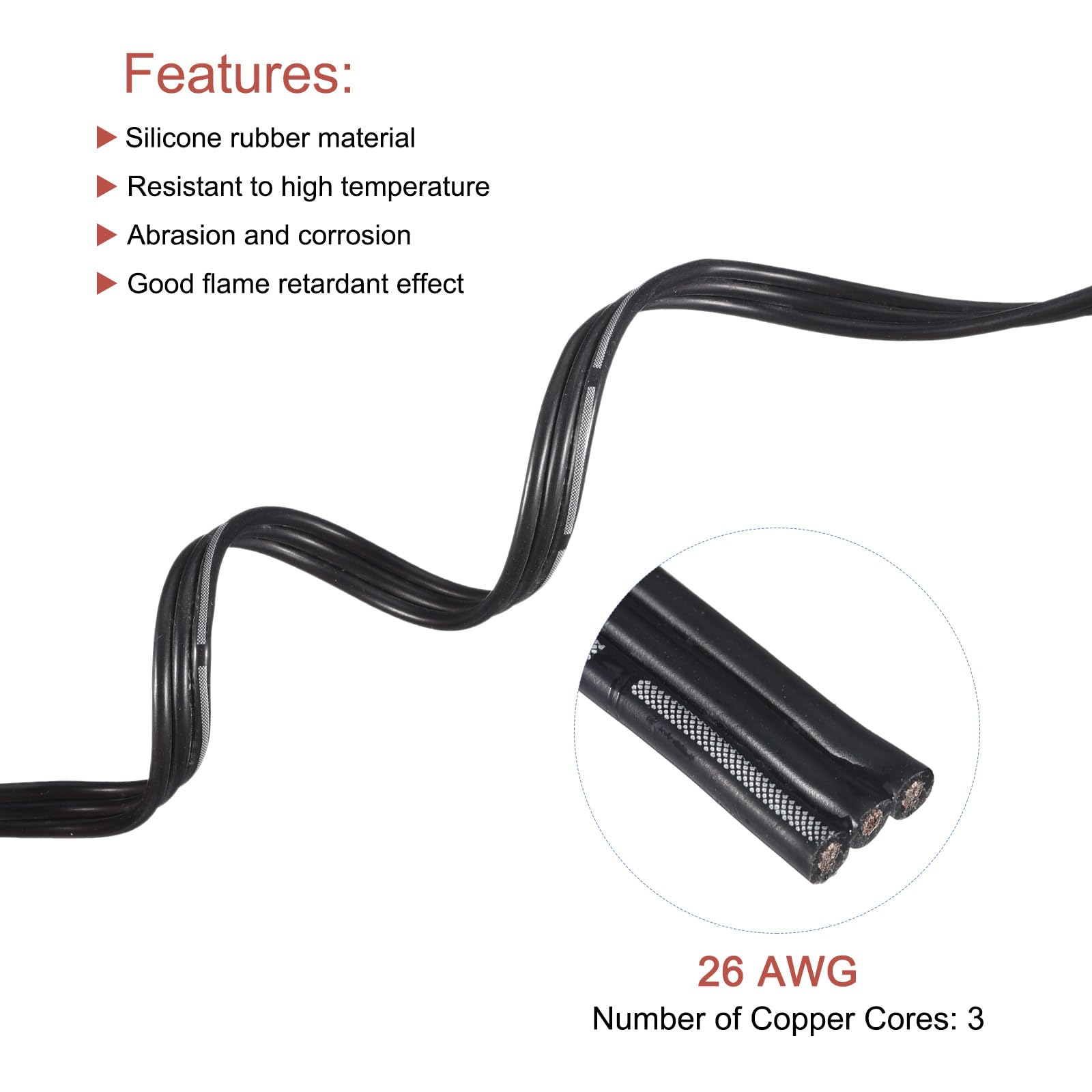 Siliconen kabel - Draad & kabel scherpe prijzen en groot assortiment