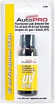 Certified Auto Pro Oil and Fuel System UV Dye Leak Detection for Cars & Trucks & More, 1 Oz, 374CS, Universal