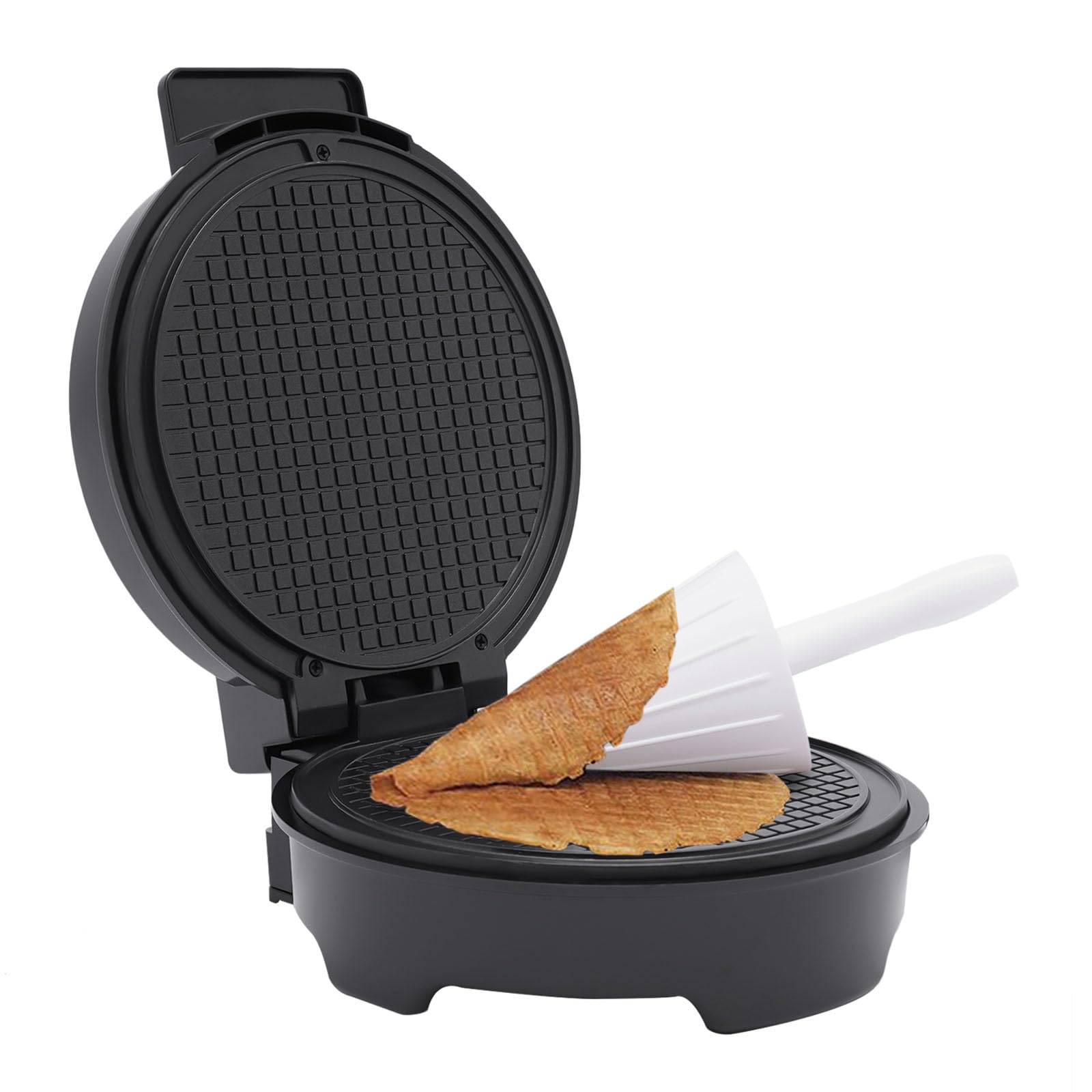 Macchina per gelato da 1200 W, piastra per waffle con rivestimento antiaderente e regolazione della temperatura
