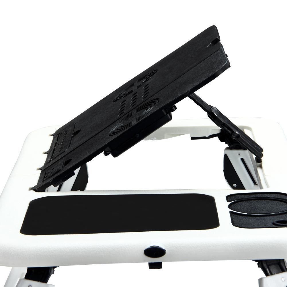 TEMPO DI SALDI Tavolino PC, Supporto Pieghevole Notebook Computer Tablet Tavolo con Ventole