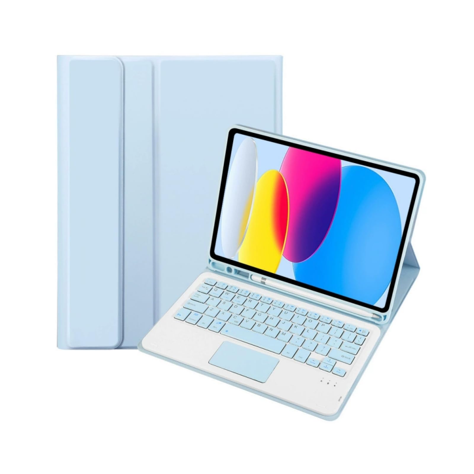 Etui z klawiaturą do tabletu Samsung Galaxy Tab S11 (SM-X730/X736B) 2025 z ekranem 11 cali. Magnetyczna, odpinana klawiatura bezprzewodowa i etui ochronne z uchwytem na rysik S Pen