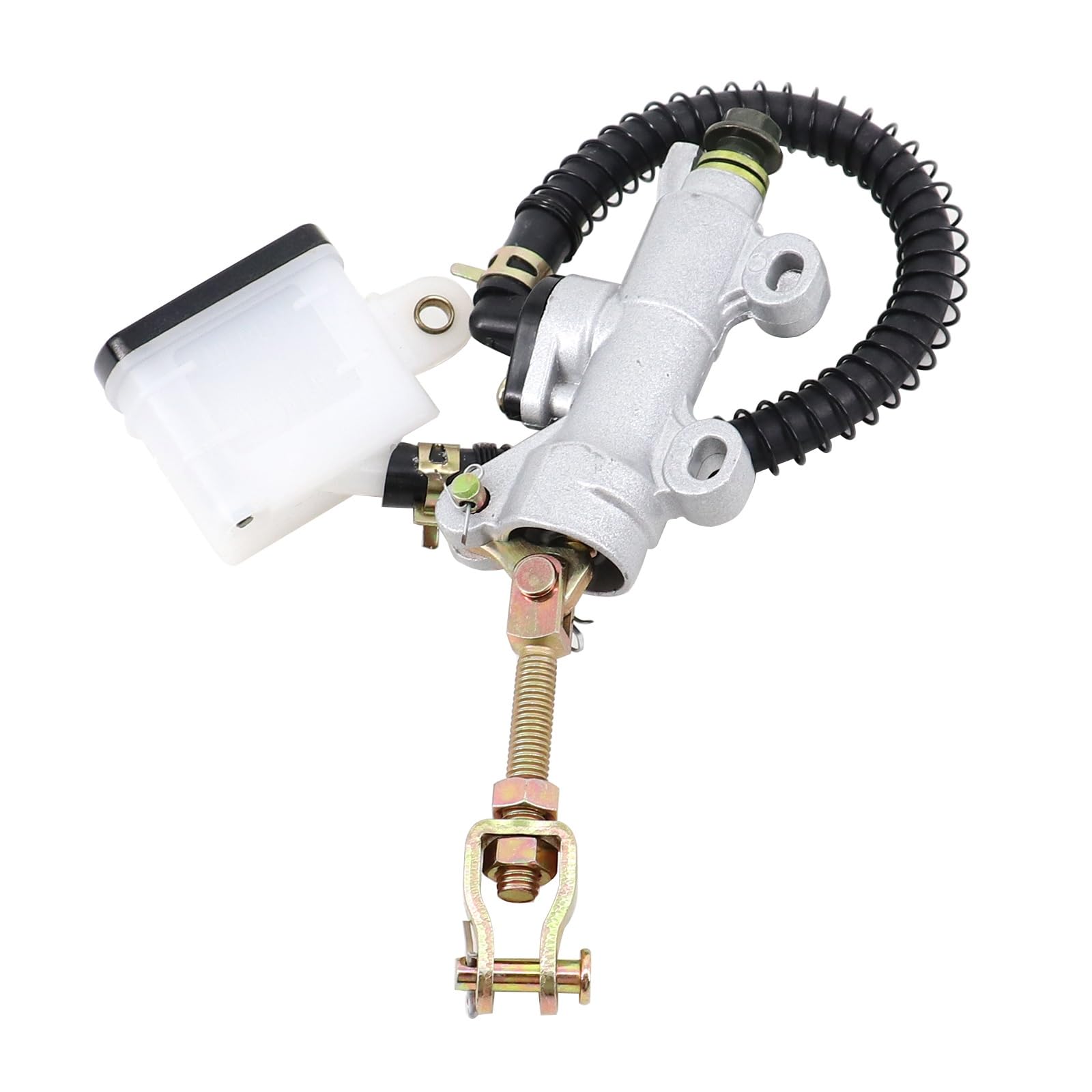 APSHDNCU Forward Brake Pump Motorcycle Rear Foot Hydraulic Brake Pump Quad Dirt Bike Pit Master Cylinder