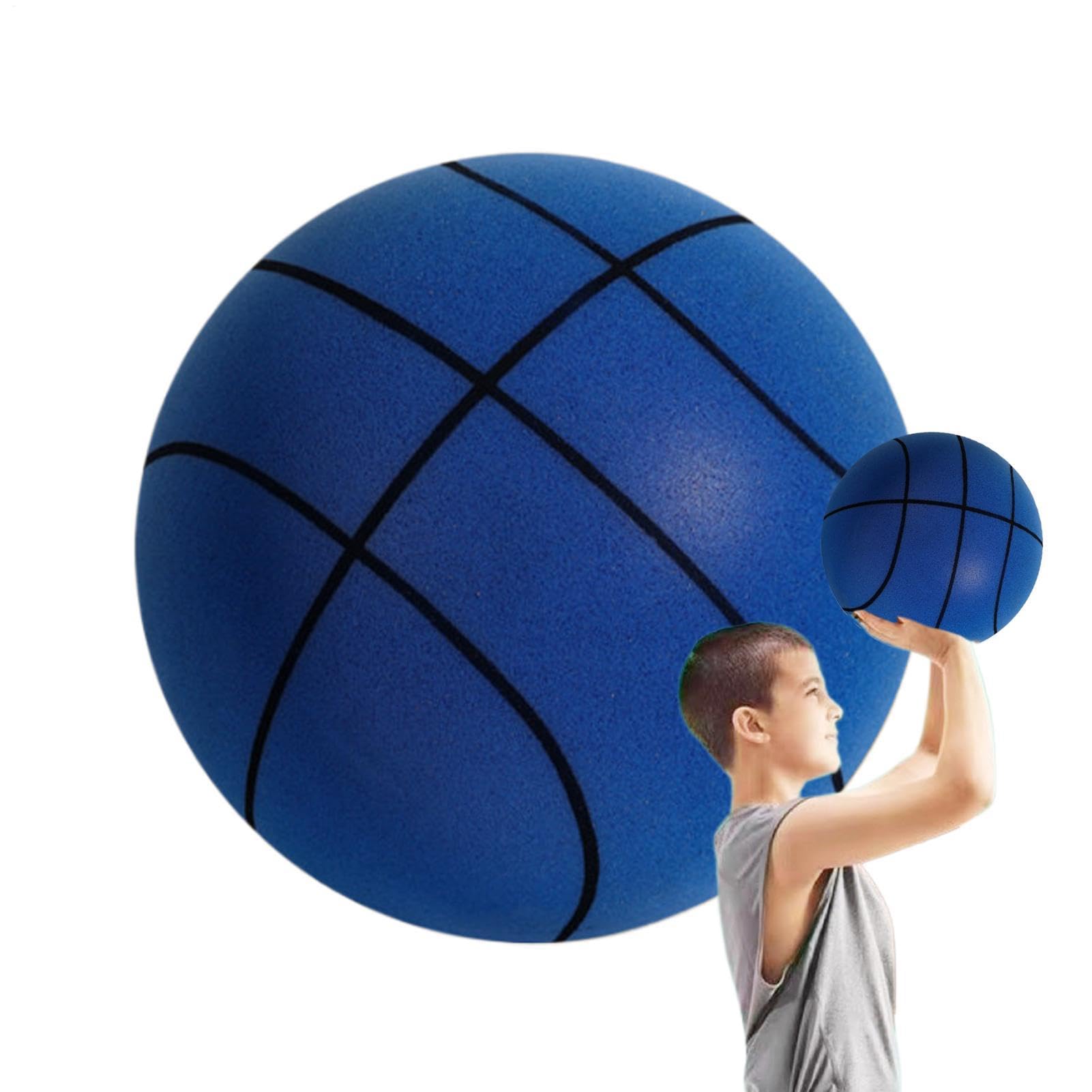 Foam Basketball, Soft Soundless Foam Indoor Training Quiet Dribbling Basketball, Silent Dribbling Reduce Noise Safe Practice Improve Ball Control, Bedroom Indoor Play, Apartment Quiet Training