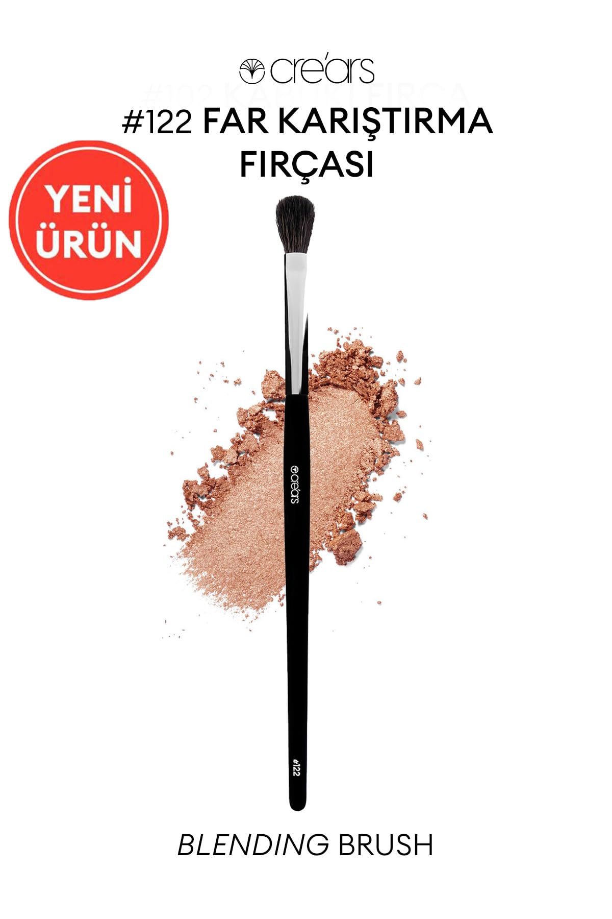 Cre'ars, Far Karıştırma Fırçası Cre'Ars Blending Brush #122